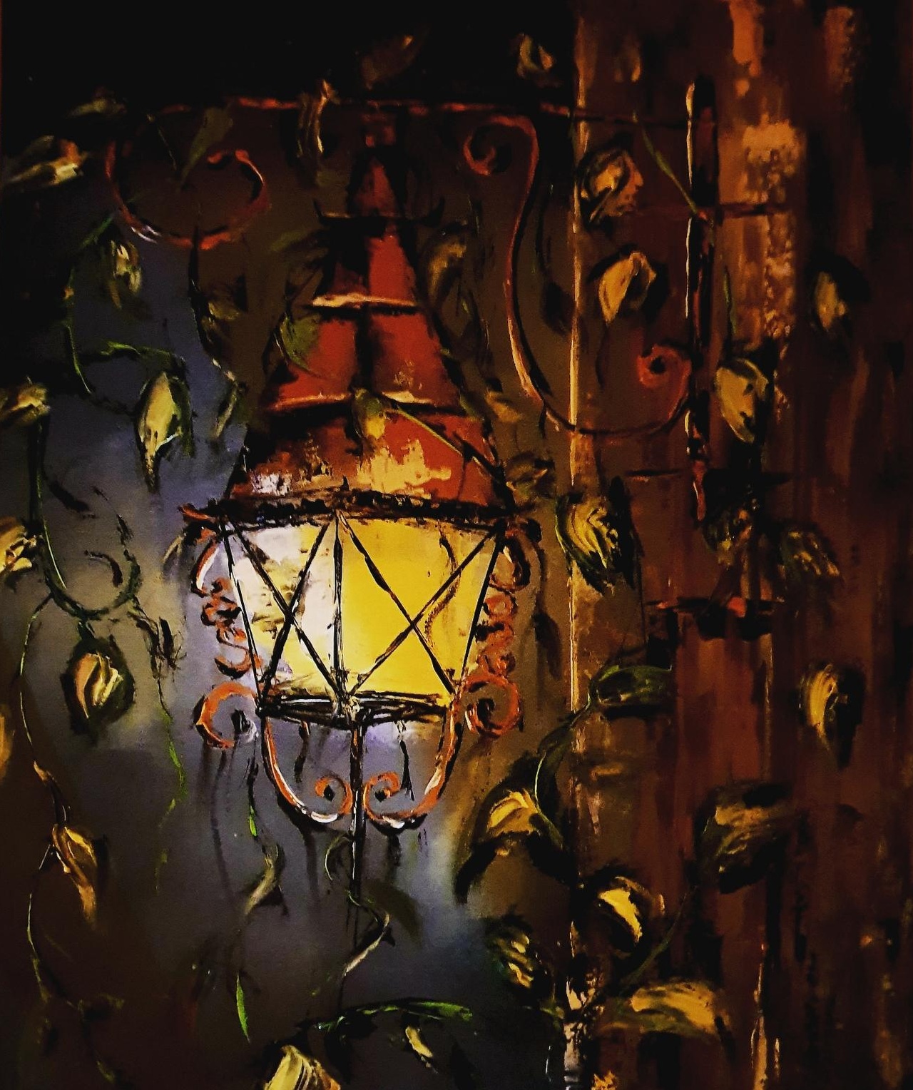 ArteDiAlina.com painting: Golden heart